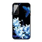 For Huawei Honor 30 Pattern Printing Embossment TPU Mobile Case(Orchid Butterfly) - 1