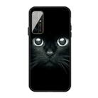 For Huawei Honor 30 Pro Pattern Printing Embossment TPU Mobile Case(Whiskered cat) - 1