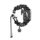 For Apple Watch 5 & 4 44mm / 3 & 2 & 1 42mm DIY Metal Bead Bracelet Watch Band(Black) - 1