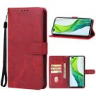 For BLU Bold N2 Leather Phone Case(Red) - 1