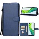 For BLU Bold N2 Leather Phone Case(Blue) - 1