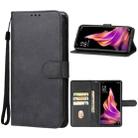 For OPPO Reno9 Leather Phone Case(Black) - 1