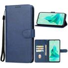 For OPPO Reno9 Pro+ Leather Phone Case(Blue) - 1