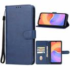 For ZTE Blade A52 Lite Leather Phone Case(Blue) - 1