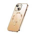 For iPhone 13 SULADA Plating TPU Shockproof Phone Soft Case(Gold) - 1