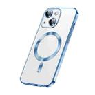 For iPhone 13 SULADA Plating TPU Shockproof Phone Soft Case(Blue) - 1