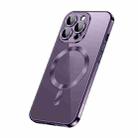 For iPhone 13 Pro SULADA Plating TPU Shockproof Phone Soft Case(Purple) - 1