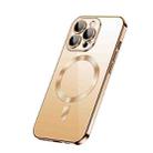 For iPhone 13 Pro SULADA Plating TPU Shockproof Phone Soft Case(Gold) - 1