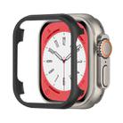 For Apple Watch Ultra 49mm Aluminum Alloy Frame Protective Case(Black) - 1