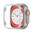 For Apple Watch Ultra 49mm Aluminum Alloy Frame Protective Case(Silver) - 1