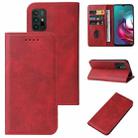 For Motorola Moto G30/G20/G10 4G Magnetic Closure Leather Phone Case(Red) - 1