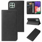 For Samsung Galaxy A22e Magnetic Closure Leather Phone Case(Black) - 1