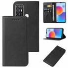 For ZTE Blade A52 2022 Magnetic Closure Leather Phone Case(Black) - 1