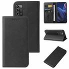 For ZTE Blade A72 2022 Magnetic Closure Leather Phone Case(Black) - 1