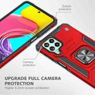 For Samsung Galaxy M53 Magnetic Armor Shockproof TPU + PC Phone Case with Metal Ring Holder(Red) - 2