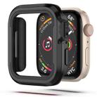 For Apple Watch Ultra 49mm Aluminum Alloy + TPU 2 in 1 Protective Case(Black) - 1