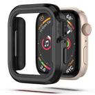 For Apple Watch Series 6 / 5 / 4 / SE 40mm Aluminum Alloy + TPU 2 in 1 Protective Case(Black) - 1