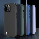 For iPhone 13 Pro Carbon Fiber Kevlar Phone Case(Ocean Blue) - 2