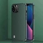 For iPhone 11 Pro Max Carbon Fiber Kevlar Phone Case(Army Green) - 1