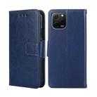 For Huawei nova Y61 Crystal Texture Horizontal Flip Leather Phone Case(Royal Blue) - 1
