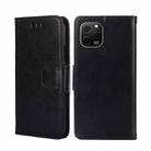For Huawei nova Y61 Crystal Texture Horizontal Flip Leather Phone Case(Black) - 1