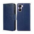 For Honor Play 40 Plus Crystal Texture Horizontal Flip Leather Phone Case(Royal Blue) - 1