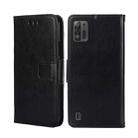 For ZTE Blade A52 Lite Crystal Texture Horizontal Flip Leather Phone Case(Black) - 1