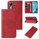 For Infinix Hot 11s NFC Magnetic Closure Leather Phone Case(Red) - 1