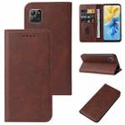 For Infinix Hot 11 2022 Magnetic Closure Leather Phone Case(Brown) - 1