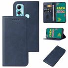 For Infinix Hot 11 X662 Magnetic Closure Leather Phone Case(Blue) - 1