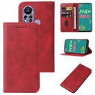 For Infinix Hot 11s Magnetic Closure Leather Phone Case(Red) - 1