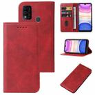 For Infinix Itel A48/L6006 Magnetic Closure Leather Phone Case(Red) - 1