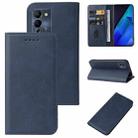 For Infinix Note 12 G96 Magnetic Closure Leather Phone Case(Blue) - 1