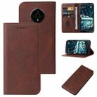 For Nokia C200 Magnetic Closure Leather Phone Case(Brown) - 1