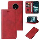 For Nokia C200 Magnetic Closure Leather Phone Case(Red) - 1