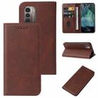 For Nokia G21/G11 Magnetic Closure Leather Phone Case(Brown) - 1