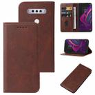 For TCL 10 SE Magnetic Closure Leather Phone Case(Brown) - 1