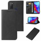 For TCL 20E Magnetic Closure Leather Phone Case(Black) - 1