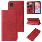 For TCL A3 A509DL/A30 Magnetic Closure Leather Phone Case(Red) - 1