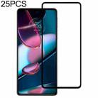 For Motorola Edge 30 Pro 5G/Edge+ 5G UW/Edge 2022 25 PCS Full Glue Full Screen Tempered Glass Film - 1