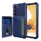 For Samsung Galaxy S23+ 5G Magnetic Wallet Card Bag Leather Phone Case(Navy Blue) - 1