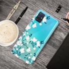 For Galaxy A31 Shockproof Painted Transparent TPU Protective Case(Magnolia Flower) - 2