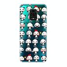 For Xiaomi Redmi Note 9S Shockproof Painted Transparent TPU Protective Case(Mini Panda) - 1
