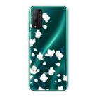 For Huawei Honor Play 4T Pro Shockproof Painted Transparent TPU Protective Case(Magnolia Flower) - 1