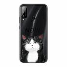 For Huawei Honor Play 4T Shockproof Painted Transparent TPU Protective Case(No Cat) - 1