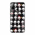 For Huawei Honor Play 4T Shockproof Painted Transparent TPU Protective Case(Mini Panda) - 1