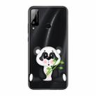 For Huawei Honor Play 4T Shockproof Painted Transparent TPU Protective Case(Bamboo Panda) - 1