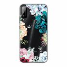 For Huawei Honor Play 4T Shockproof Painted Transparent TPU Protective Case(Gem Flower) - 1