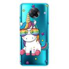 For Xiaomi Redmi K30 Pro Shockproof Painted Transparent TPU Protective Case(Eye Unicorn) - 1