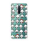 For OnePlus 8 Shockproof Painted Transparent TPU Protective Case(Mini Panda) - 1